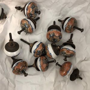 Hand painted knobs